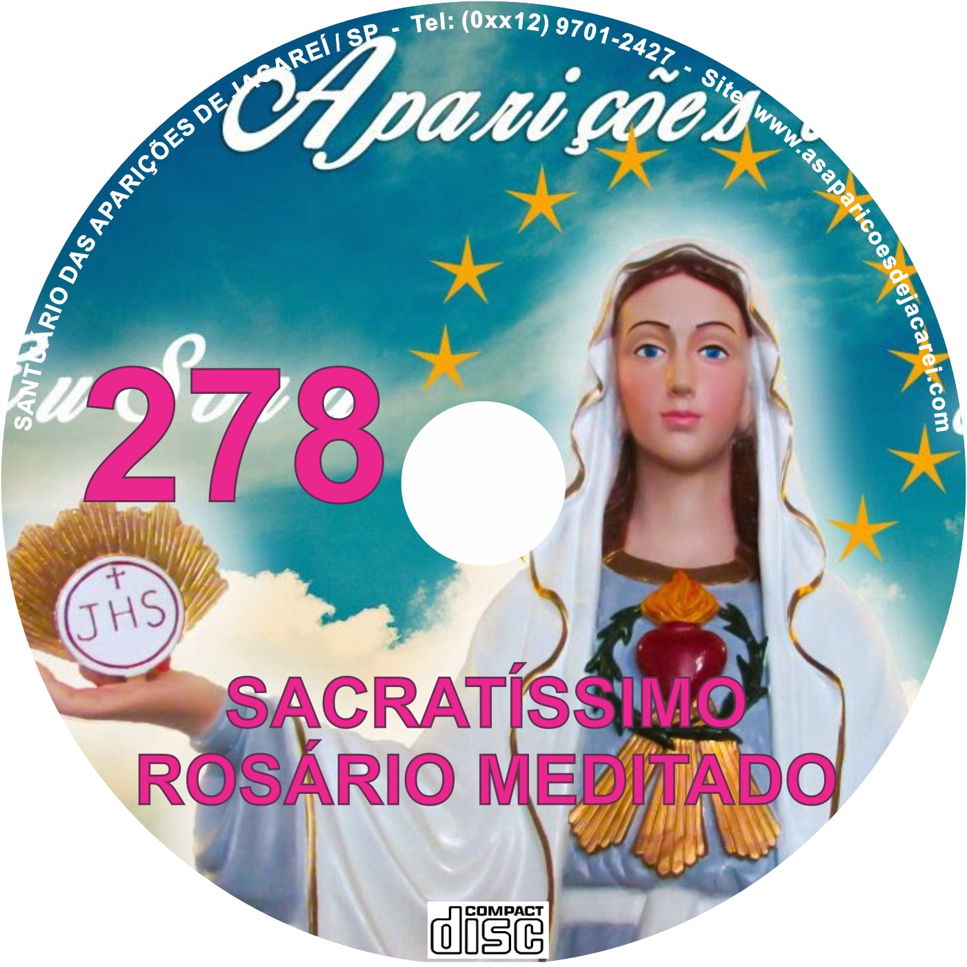 CD Rosário Meditado 278 CD Rosário Meditado 278